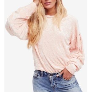 Free People Velvet Top